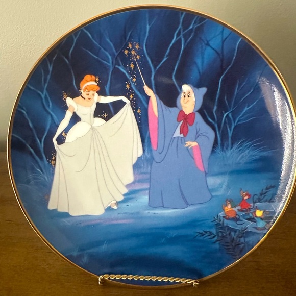 Disney Other - Disney Cinderella 45th Anniversary Commemorative Plate